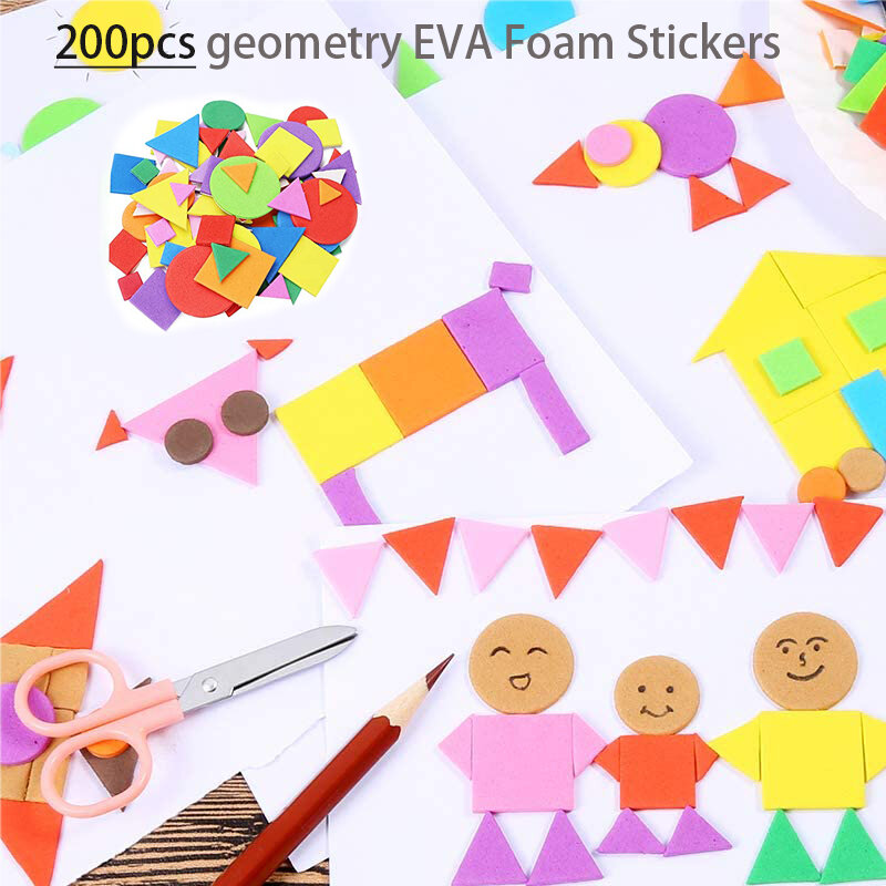 Criativa Arte Artesanato Fornecimento para Crianças, Pipe Cleaner Colorido, Plush Sticks, Pompoms, Pena, Olhos Adesivo, Artesanato DIY, Brinquedo Educativo para Crianças