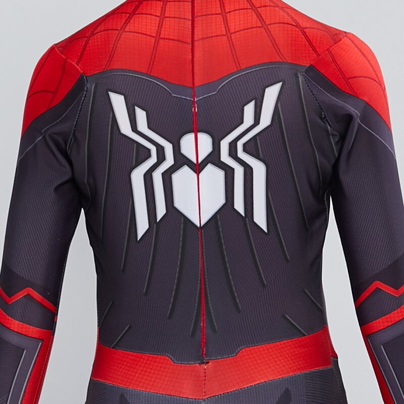 Żelazo pająk Cosplay niesamowite Spider-boy Man kostium na Halloween Peter Parker Zentai garnitur Superhero body dla dzieci dorosłych C39A66
