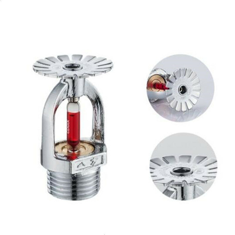 Automatic Spraying Device 68 Degree Atomization Fire Sprinkler Drooping Type Sprinkling Water Extinguishing Safety Protection
