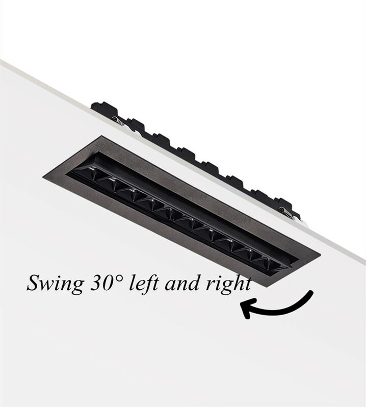 Nordic ออกแบบ LED โคมดาวน์ไลท์สแควร์โคมไฟ10W 20W CREE LED โคมไฟเพดาน AC220V Strip ในร่ม Spotlights