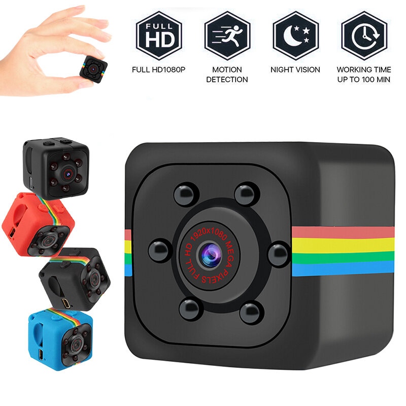 Sq11 Mini cámara Sensor de levas visión nocturna videocámara grabadora movimiento DVR Micro Cámara deporte DV Video pequeña cámara Cam SQ 11