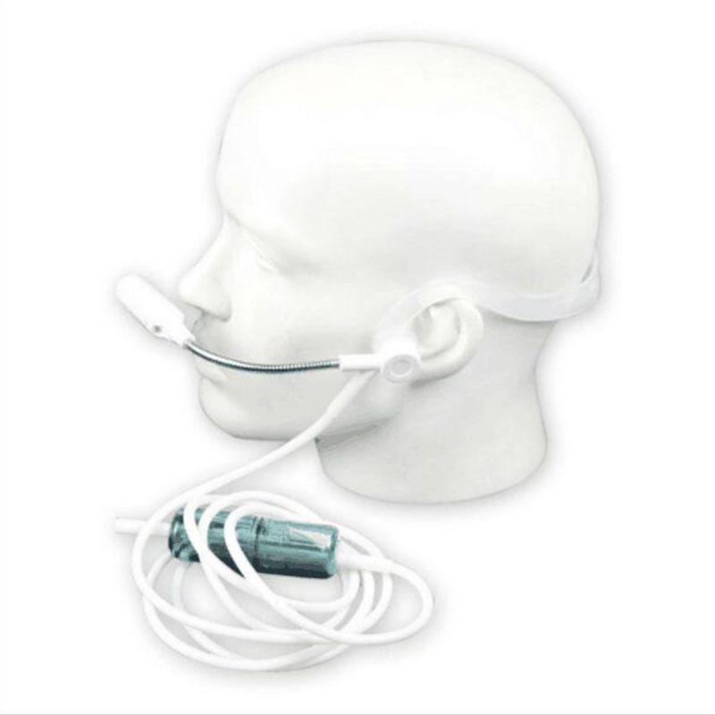 Headset Tipe Hidung Kanula Oksigen 2M Aksesori Inhaler Generator Konsentrator Tabung Jerami Silikon