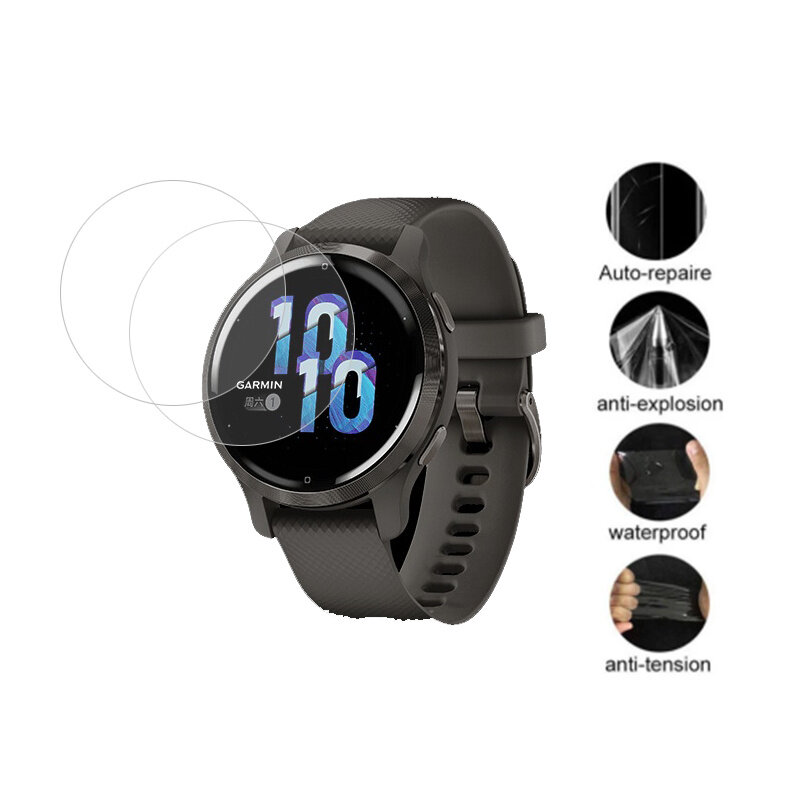 2 pezzi nuovo Film Soft Watch Hydrogel per Garmin Venu 2 Smart Watch pellicola impermeabile per Garmin Venu 2 S accessori per pellicole idrogel