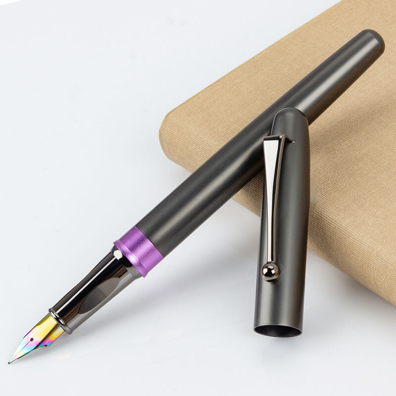 คุณภาพสูงแฟชั่นปากกาโลหะเงินนักเรียนสำนักงานเครื่องเขียนโรงเรียนหมึกปากกา