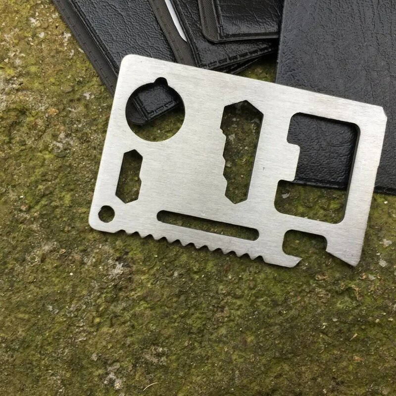 سكين سويسري بطاقة سكين بطاقة الجمع مع أدوات إنقاذ طقم أدوات تجميل أداة بطاقة سكين الجمع