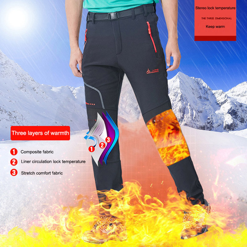Traje de esquí para hombres al aire libre a prueba de viento impermeable chaqueta de snowboard y esquí pantalones traje de invierno grueso cálido chaqueta de esquí hombres de talla grande 5XL