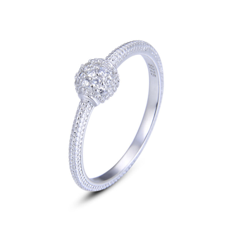 XINSOM 2020 zaręczyny biżuteria ślubna koreański 925 srebro pierścionki dla kobiet moda cyrkon pierścienie dziewczyny prezent 20FEBR4