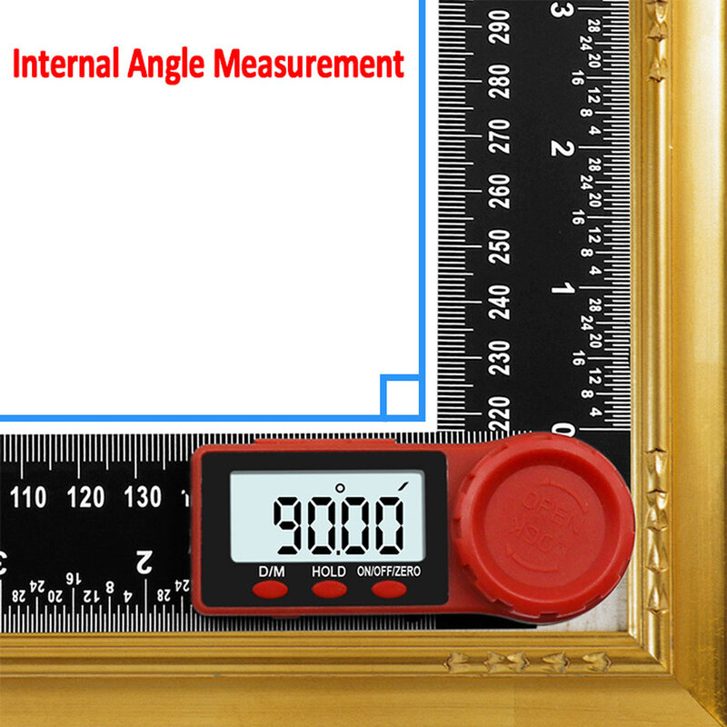 Inclinomètre d'angle à instrument numérique, 200mm, balance numérique, goniomètre électronique, rapporteur d'angle, détecteur