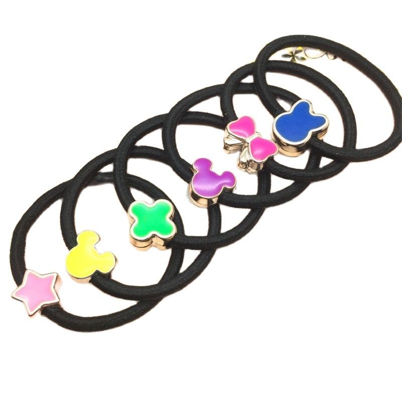 1PCS Colored  Clover Hair Accessories For Women Headband,Elastic Band For Hair For Girls,Hair Band Hair Ornaments For Kids