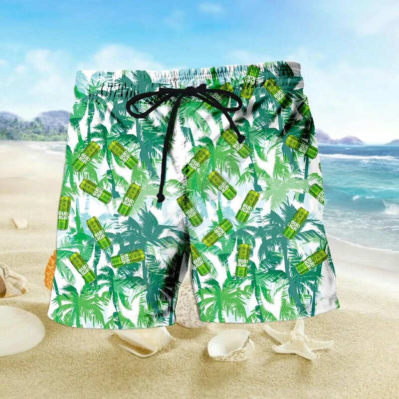 Casal combinando flor bebida garrafa shorts 3d shorts feminino para homens elástico na cintura shorts verão casal praia shorts 06
