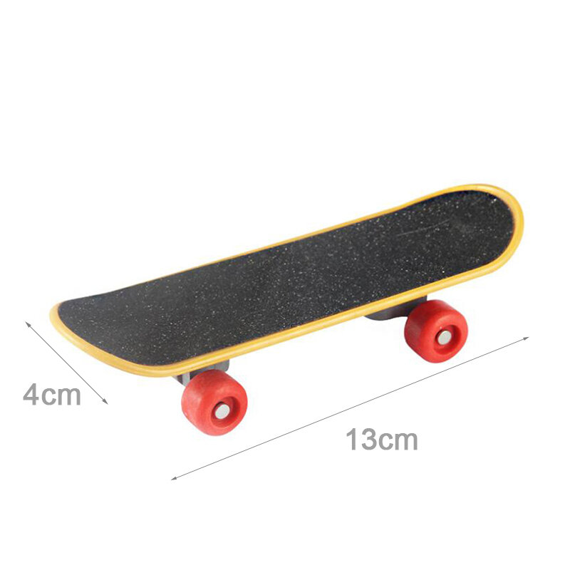 Braket papan jari Mini, mainan latihan Skateboard Mini Panel Desktop paduan/plastik anti stres 3 buah