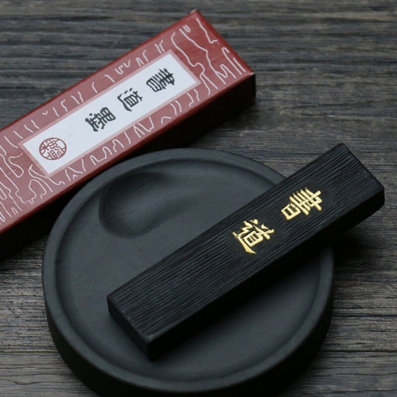 Bloc de bâtons d'encre noir pour dessin et écriture, pour calligraphie chinoise et japonaise