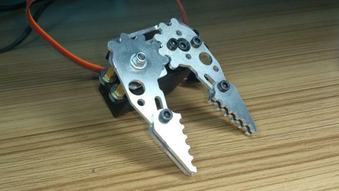 Small Robot Arm Gripper Robotic Claw Clamp with 180 Degree Servos for Arduino DIY STEM Toy Parts