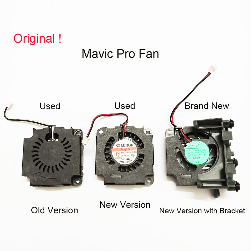 Original para dji mavic pro ventilador de refrigeração peças de reposição substituição para dji mavic pro & platinum drone acessórios