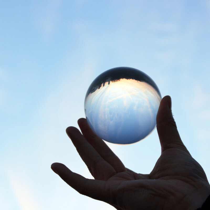 Esfera de vidro de quartzo natural, sem arranhões, esfera mágica clara, chakra que cura para casa