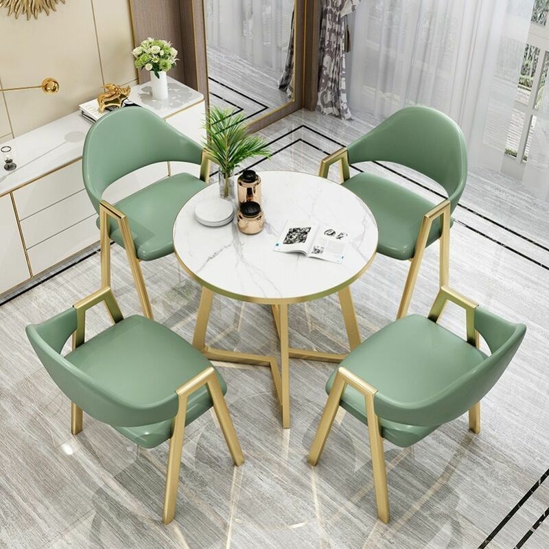 Nordic coffee mesa e cadeiras conjunto para restaurante escritório recepção café mesa varanda sala de estar móveis mesa dinette conjunto