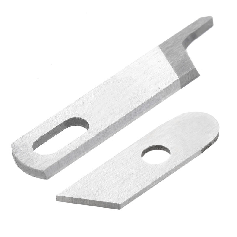 Lâmina de faca superior para máquina de costura Overlock, aço definido para cantor 14CG744 14CG754 14SH654, lâmina de faca superior #550449, #412585