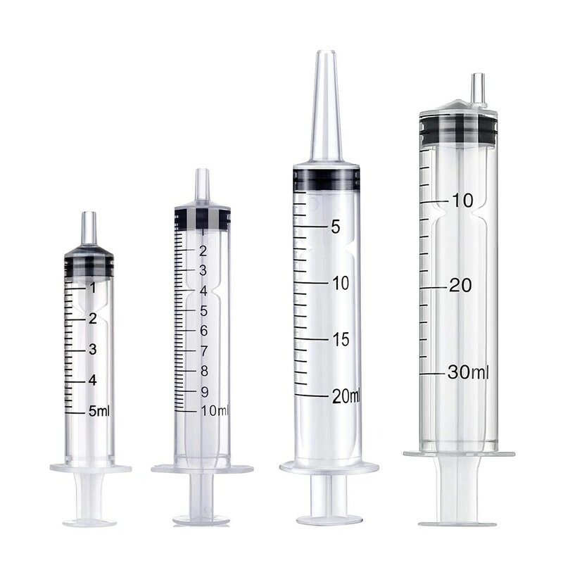 5/10/20/30ml Nutrient Sterile Syringe Measuring Tools Cat Dog Feeding Plastic Reusable Nutrient Syringe Lip Gloss Filling Tools