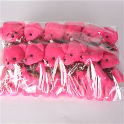 12 Teile/los Weiche Angefüllte Bär Plüsch Spielzeug Mini Teddybär Puppen Spielzeug Kleine Geschenk für Party Hochzeit Schlüsselbund Tasche Anhänger teddy Puppe