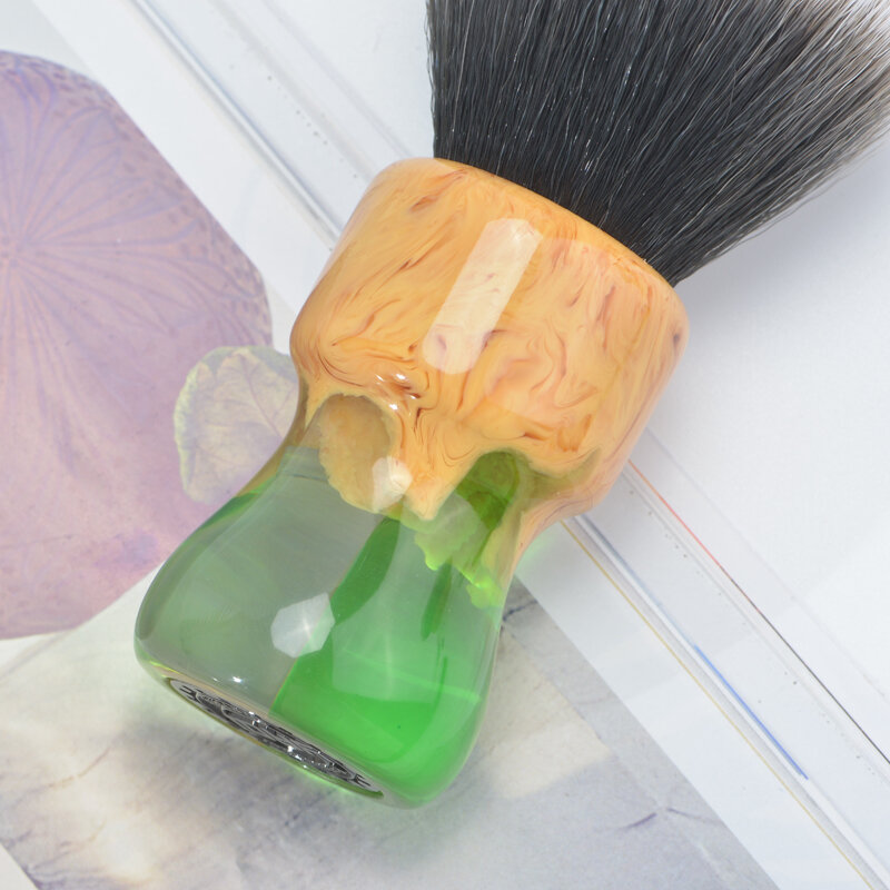Yaqi Goblin pennello da barba bagnato da uomo con nodo sintetico Husky da 24mm