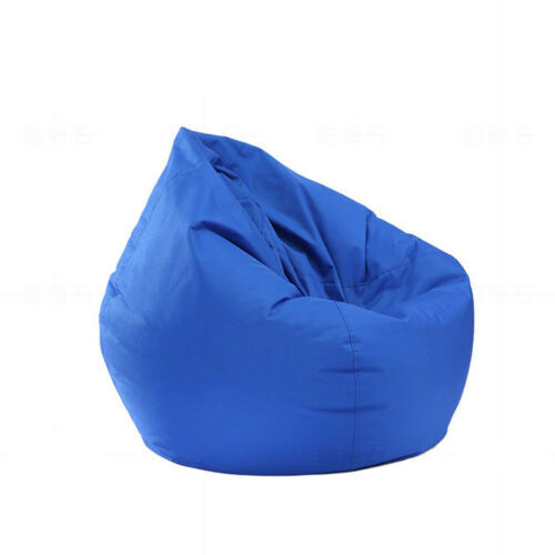 Unfilled lounge saco de feijão casa sofá preguiçoso macio único adulto crianças assento cadeira capa de mobiliário 60x65 cm