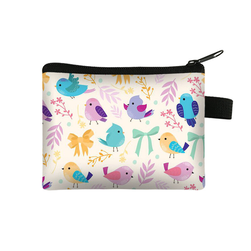 Nuovo portamonete piccolo fiocco fresco portafoglio Zero borsa da donna portatile borsa portamonete borsa a mano borsa piccola borsa quadrata Mini borsa