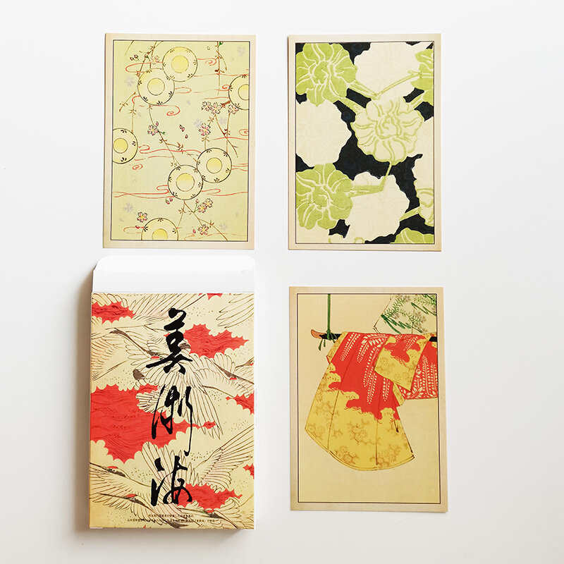 30 sztuk/zestaw shin-bijutsuka starszy japoński wzór pocztówki sztuka pocztówki kartki z życzeniami karty podarunkowe dekoracje ścienne