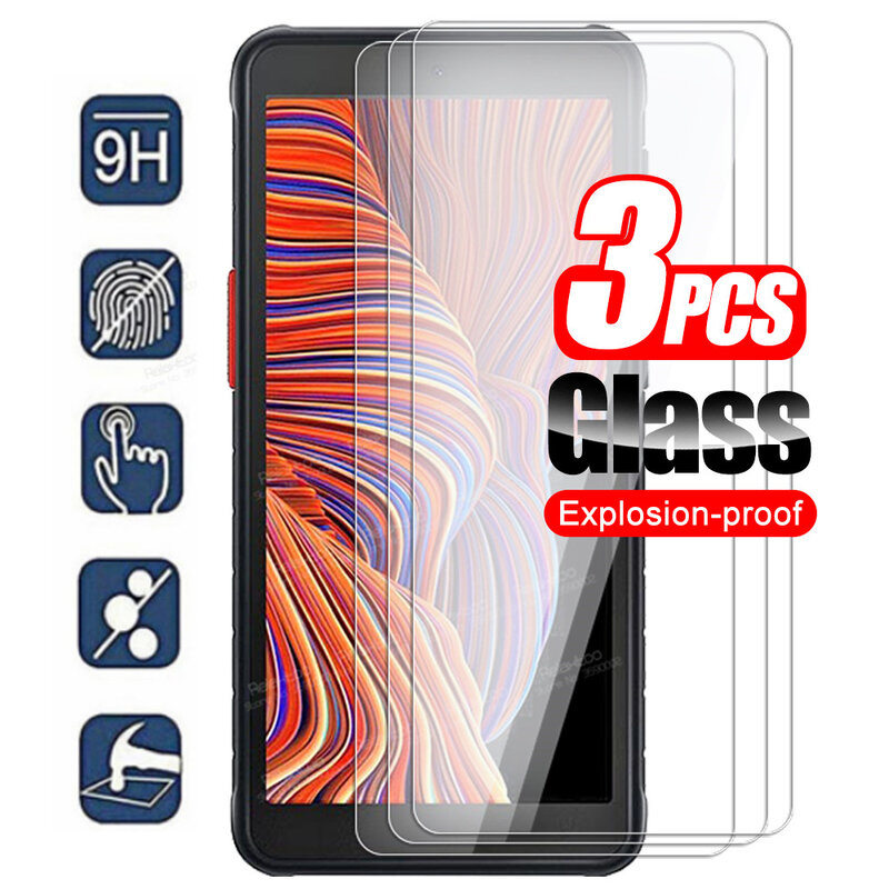 Voor Samsung Xcover 5 Glas 3Pcs Beschermende Glas Voor Samsung Galaxy XCover5 X Cover 5 G525F Veiligheid Armor Screen protector Film