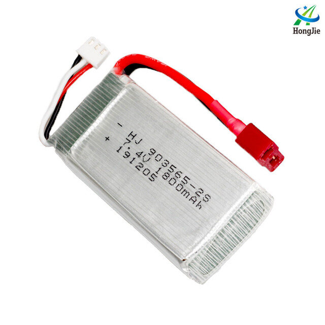 Factory sold 7.4v 1800mAh electric toy lithium battery 903565 remote control car battery 25C spot aircraft model toy