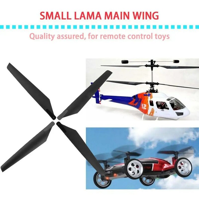 Veículos & brinquedos de controle remoto atualizar 160mm plástico lâminas principais para esky lama v3 v4/walkera 5 #4 5-8 rc helicópteros apache ah6