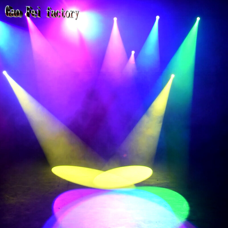 60W Mini Led Dmx Gobo testa mobile Spot Light per Club Dj Stage Lighting Party Disco evento di nozze