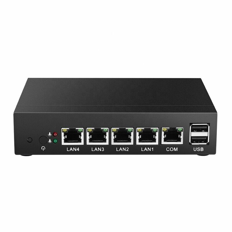 Cheap VPN server computer Intel 3955u 2955U  quad core firewall mini pc 6 Lan port router support linux pfsense aes-ni