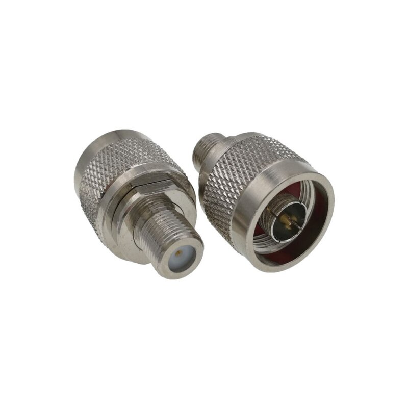 N Male To F Female RF Coaxial Adapter Full Copper Straight