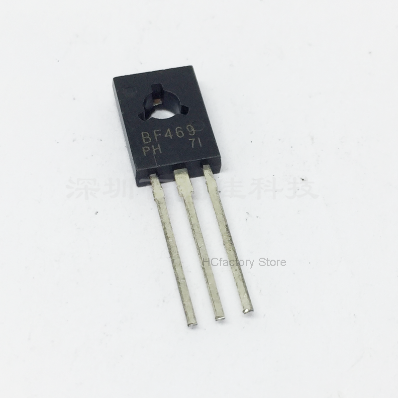 Originele 10Pcs BF469 BF470 Om-126 (5 Stuks * BF469 + 5Pcs * BF470 ) TO126 Npn Transistor F649 F470 TO126 Groothandel Distributie Lijst