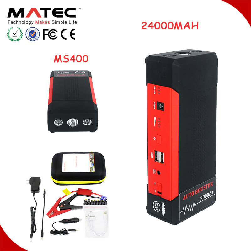 Mini arrancador de batería de coche multifuncional portátil, 12V, 21000mAh, cargador 18650, arranque de emergencia