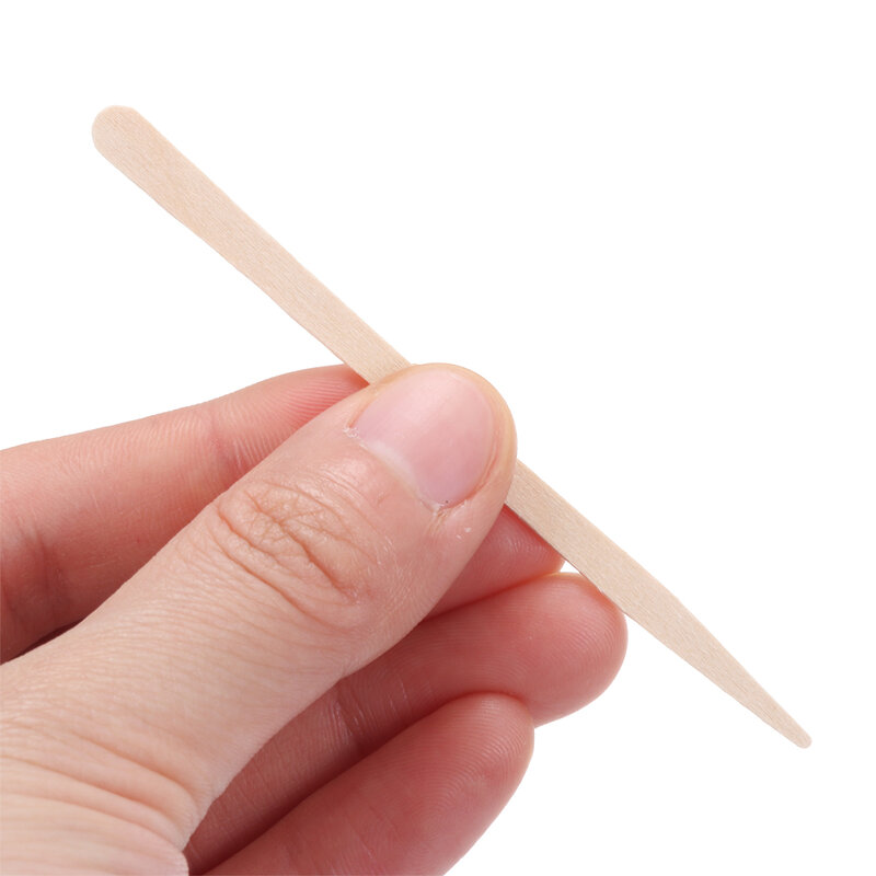 100 шт., деревянные палочки-аппликаторы для удаления волос