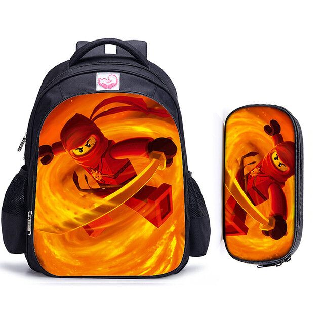 16 Inch Super Hero Batman Ninja Backpack For Children School Bags Cartoon Book Backpack Daily School Backpack Gift