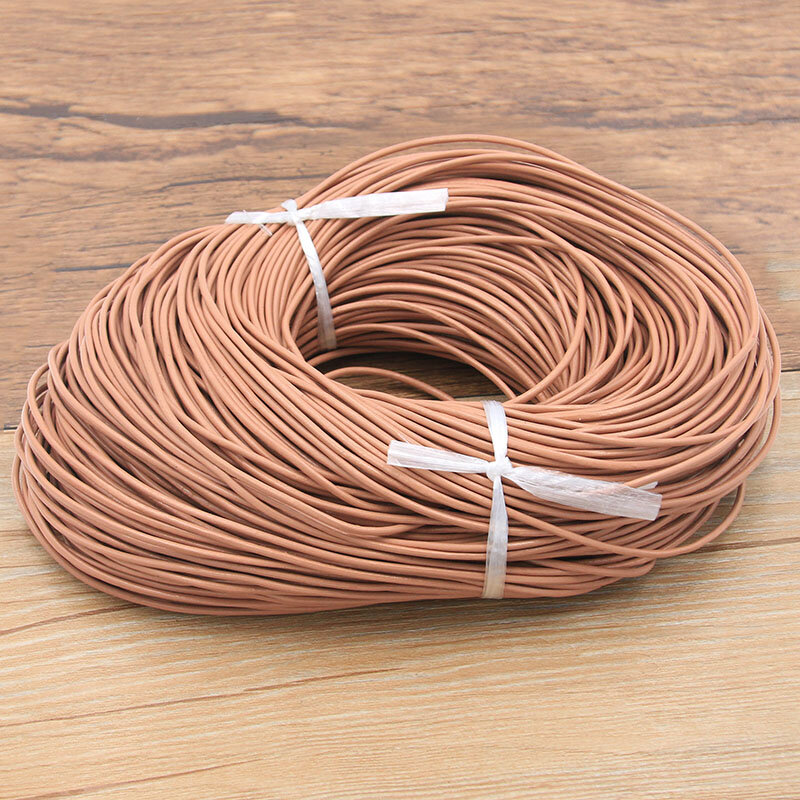 5 Meters/Lot 1-3mm 2020 New 4 Color Genuine Cow Leather Round Thong Cord DIY Bracelet Findings Rope String For Jewelry Making