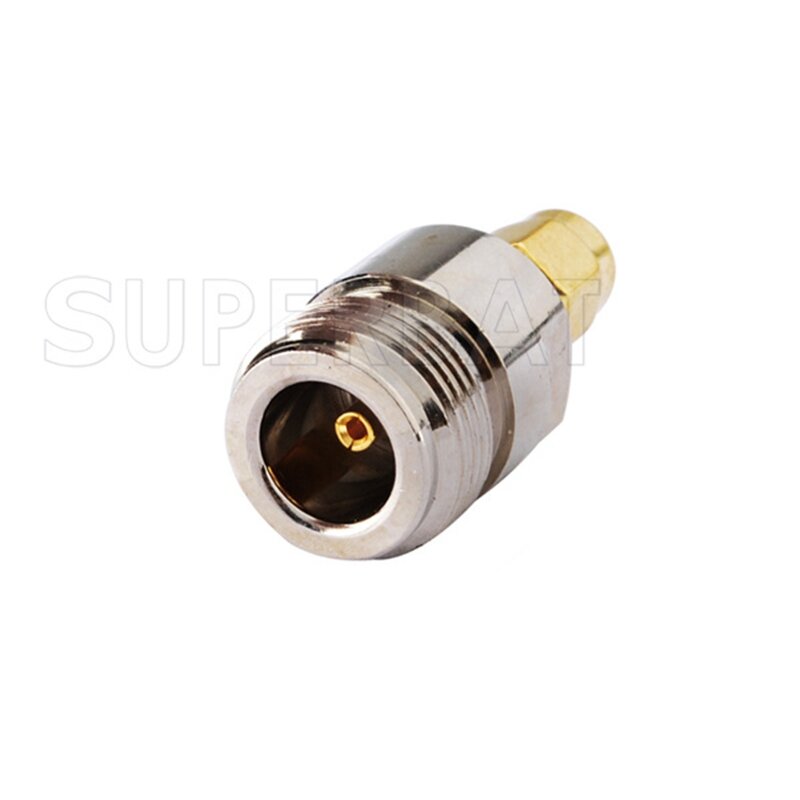 Superbat 5pcs SMA-N Adapter RP-SMA Male(female pin) to N Female Straight Connector