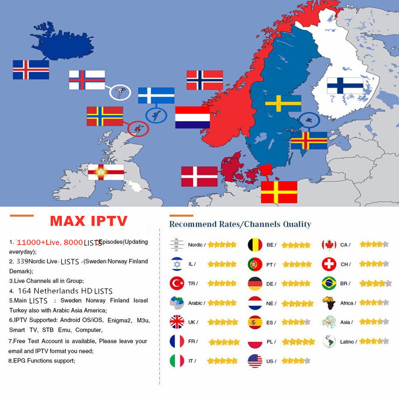 Israel iptv подписка 12000 live android tv box 9,0 Европа Швеция Великобритания Норвегия Нидерланды Германия iptv dutch m3u smart tv box