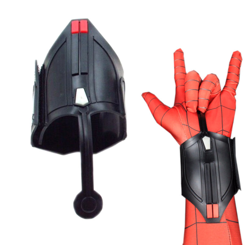 Aranha homecoming web shooter decorar cosplay peter parker super-herói aranha halloween adereços acessórios