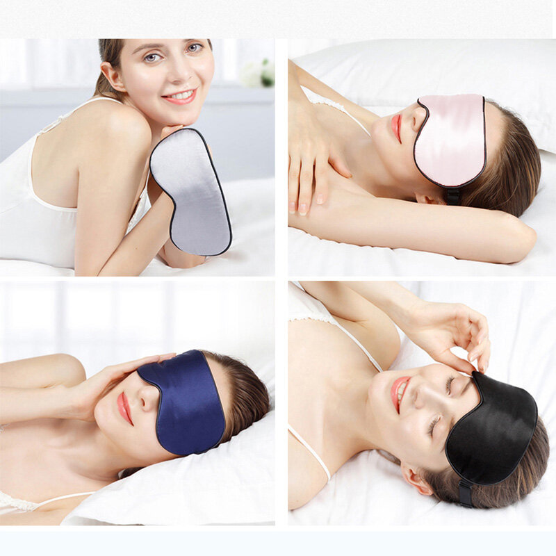 SuyaDream Woman Sleep Mask, 19mm 100%Mulberry Silk Blindfold, Super Smooth and Comfortable Sleep Eye Mask for Sleeping