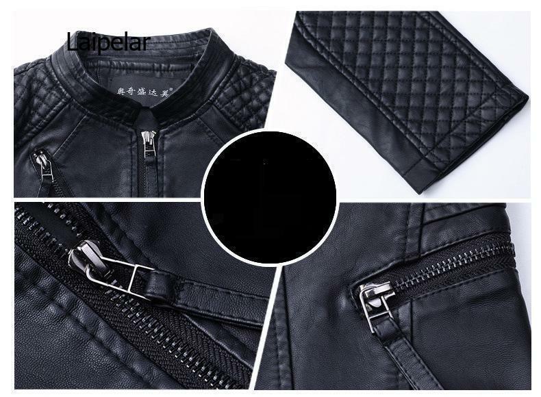 Vrouwen Lente Herfst Pu Leather Jacket Casual Slim Soft Moto Jacket Biker Faux Leren Jas Vrouwelijke Jas Basic Streetwear