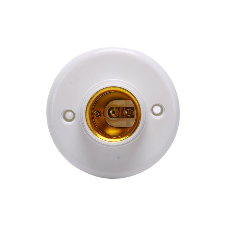 6pcs/lot E27 Screw Cap Socket White Ceiling Light Lamp Bulb Fixing Base Stand Light Bulb Holder
