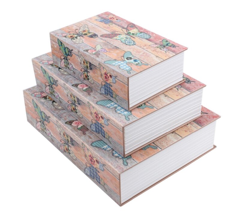 Livro cofres no caminho de um dicionário, caixa de dinheiro secreto, feito de aço metálico, mealheiro escondido, tamanho l 26.5x20x6.5cm