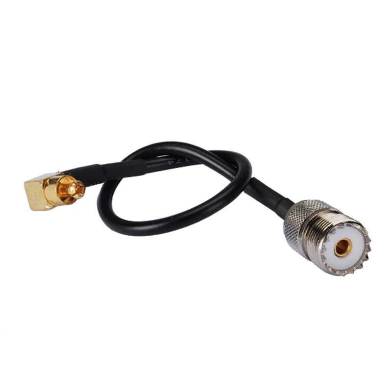 Superbat – câble Coaxial UHF femelle vers mc-card mâle RG174 15cm, câble Coaxial RF à Angle droit