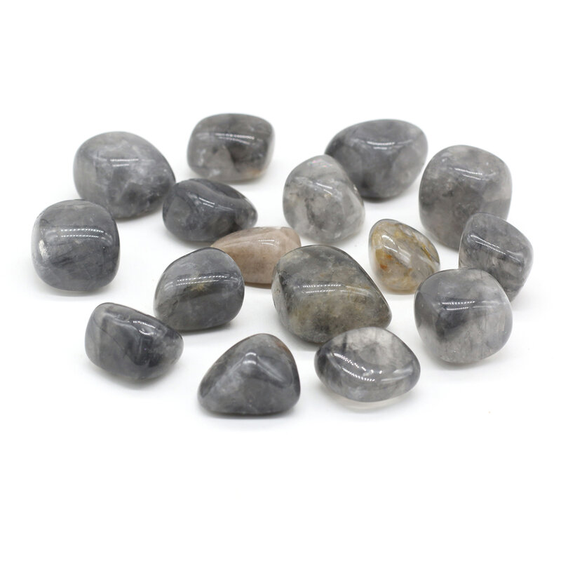 Pedra natural gem cabelo preto cristal áspero tanque de peixes decoração ornamentos jogar com brinquedos das crianças presentes espécime 20-30mm