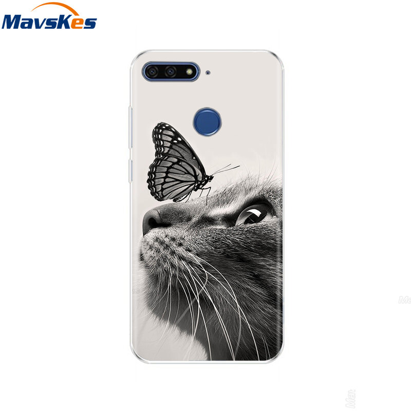 Case For Huawei Honor 7C Case On Huawei Honor7C 5.7 inch Soft Silicone Phone Cover For Huawei Honor 7C Aum-L41 TPU Cases Coque