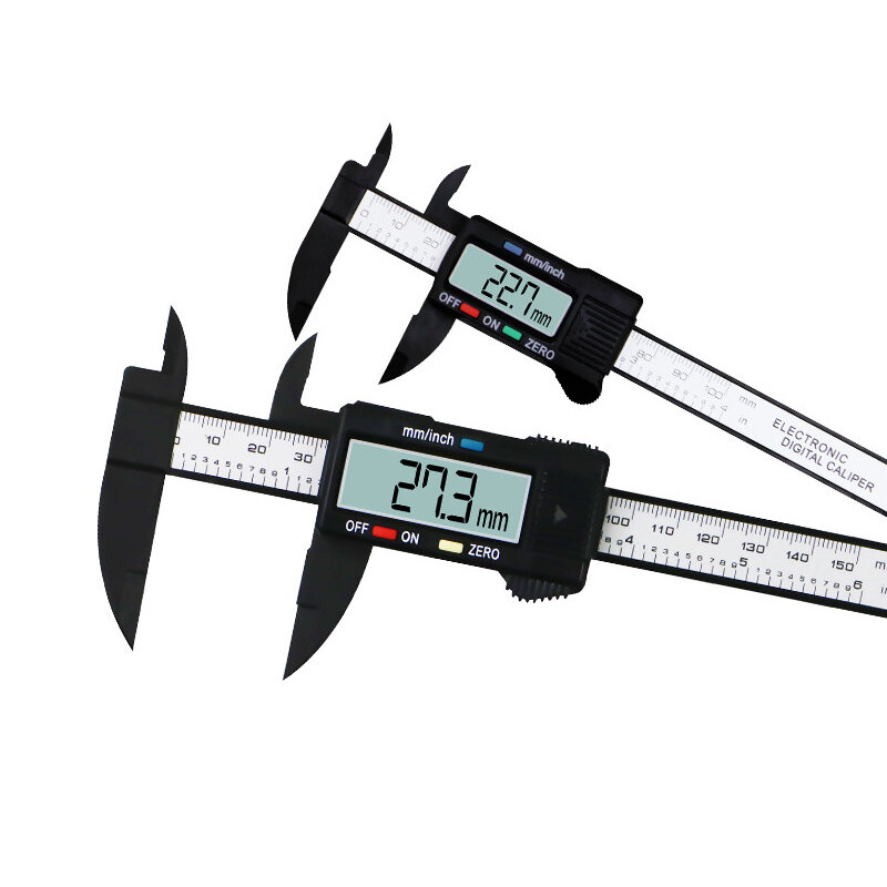 Calibrador Digital Vernier electrónico, 6 pulgadas, 100mm, micrómetro, regla Digital, herramienta de medición, 150mm, 0,1mm