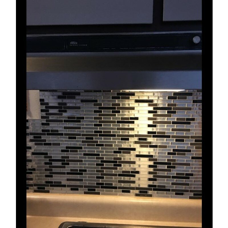 Mosaico autoadesivo piastrelle Backsplash Wall Sticker vinile bagno cucina Home Decor fai da te W4